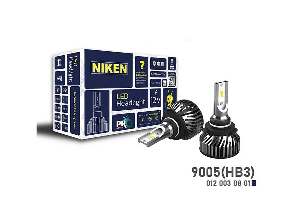 NIKEN LED крушки HB3 9005 PRO, 12V 32 W