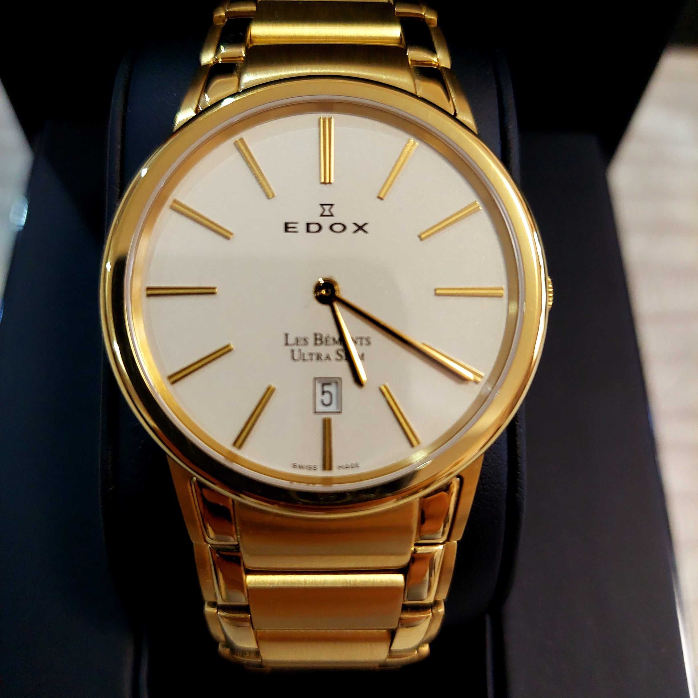 Часовник Edox Les Bemonts Ultra Slim 27030 37J AID