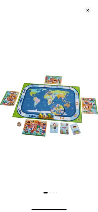Joc boardgame Tarile lumii, HABA, 2-4 jucatori, +8 ani