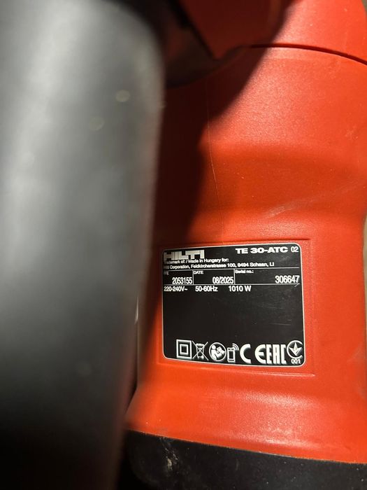 Rotopercutor Hilti Te 30 ATC 08.2025