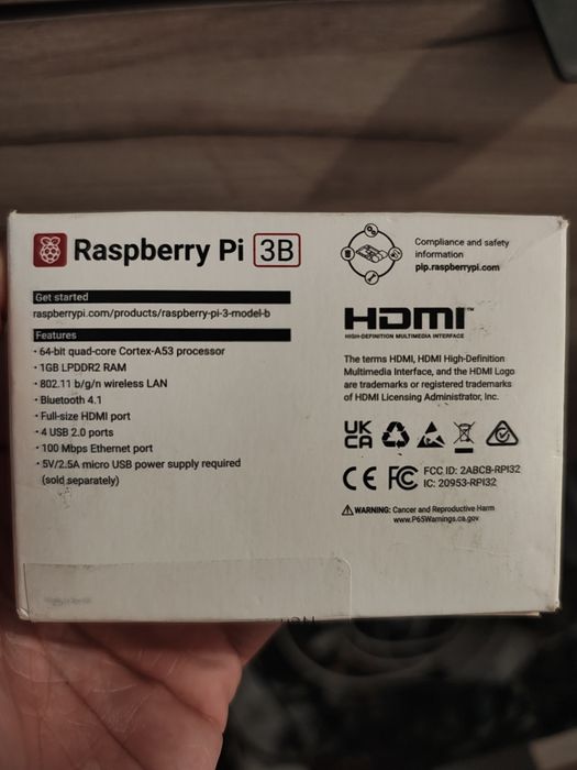 Raspberry Pi 3B - nefolosit.