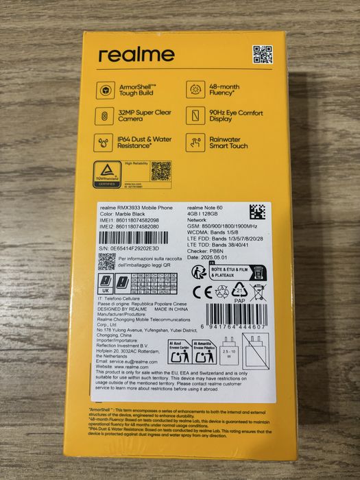 Realme Note 60 Чисто Нов Запечатан