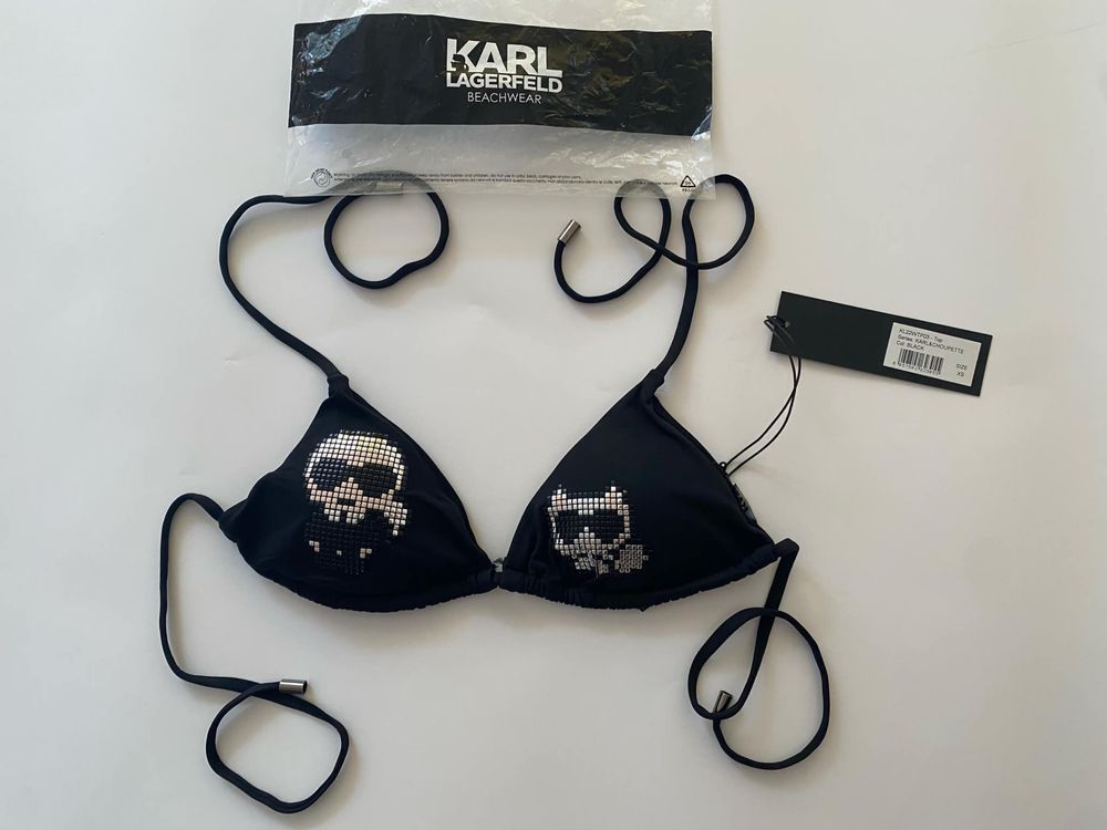 Дамско горнище на бански костюм Karl Lagerfeld, размер XS