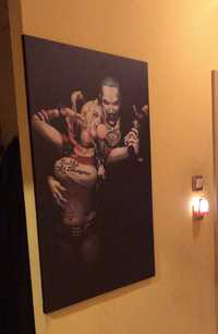Tablou canvas Joker & Harley Quinn 60 x 95 cm