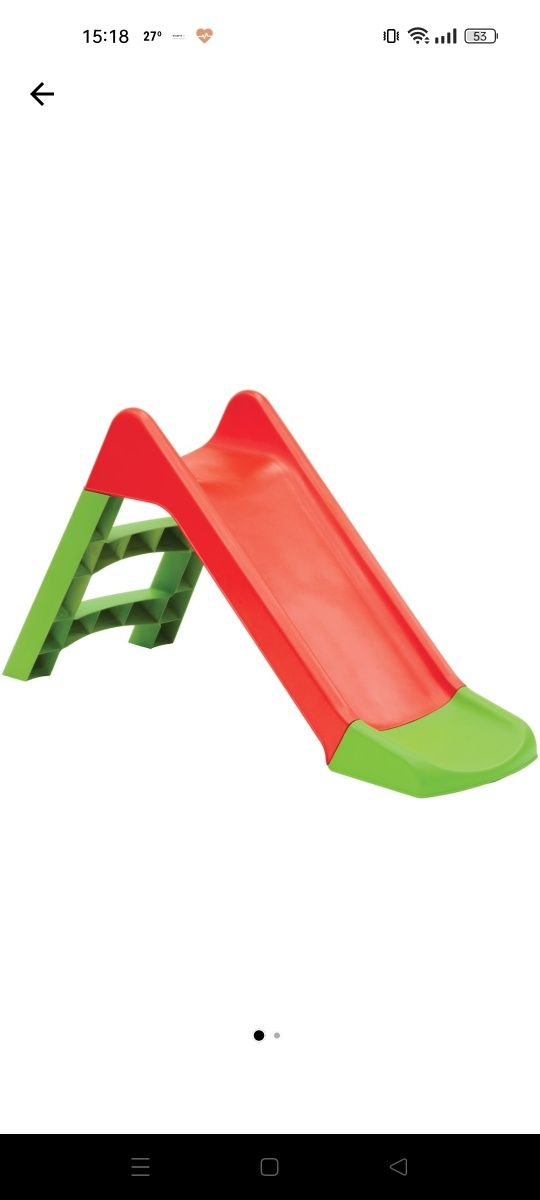 Tobogan Mappy Slide, rosu verde