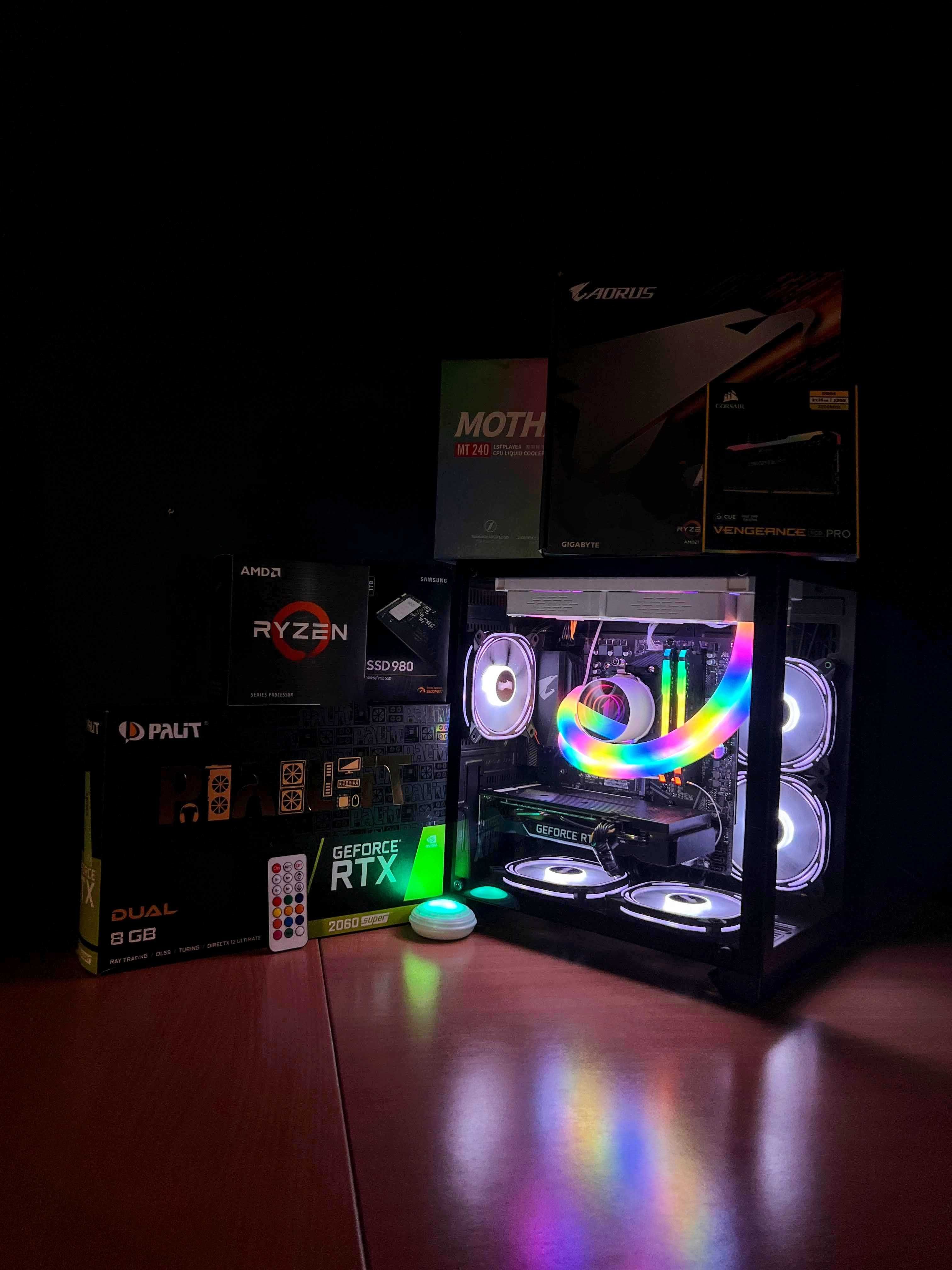 !URGENT! Vand super PC nou nout (componente noi) RTX 2060 Super, Ryzen