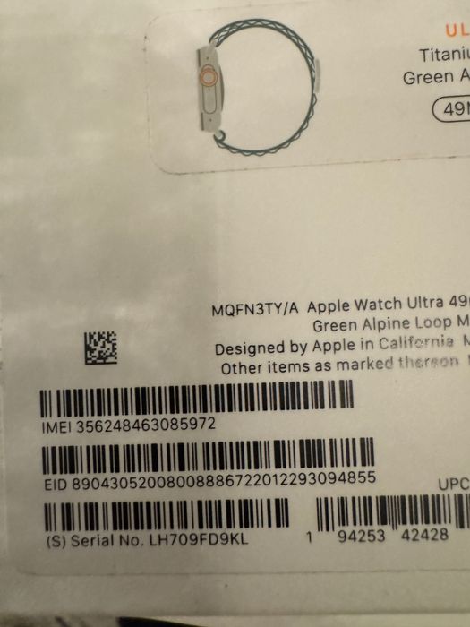 Vand smartwatch Apple Ultra pentru piese
