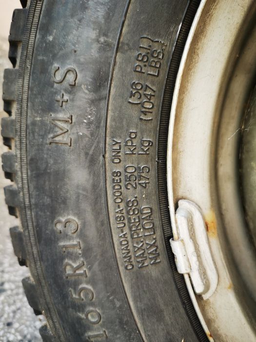 2 броя! Зимни гуми Debica frigo 13ки с джанти 4х100