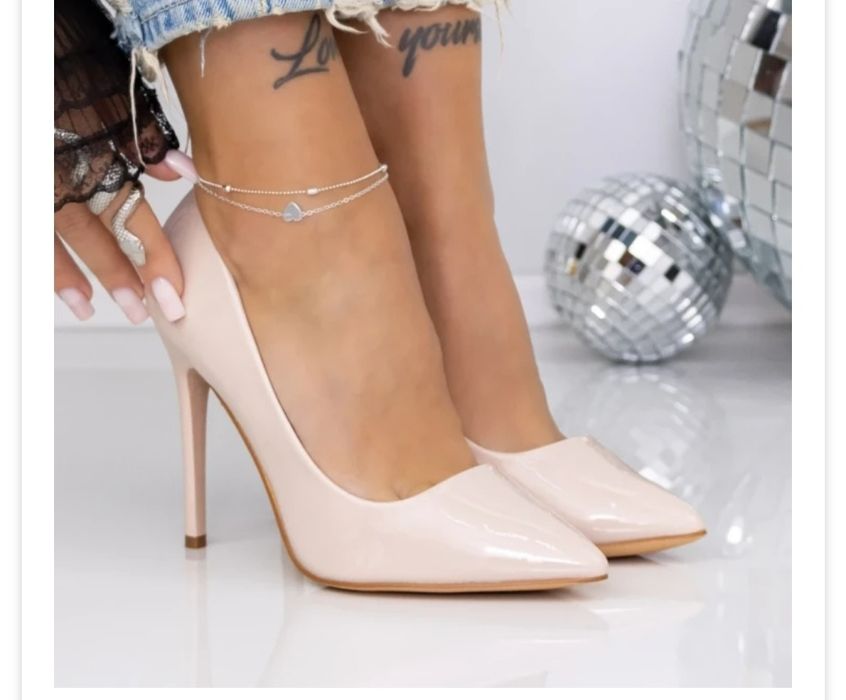 Pantofi stiletto nude Mei