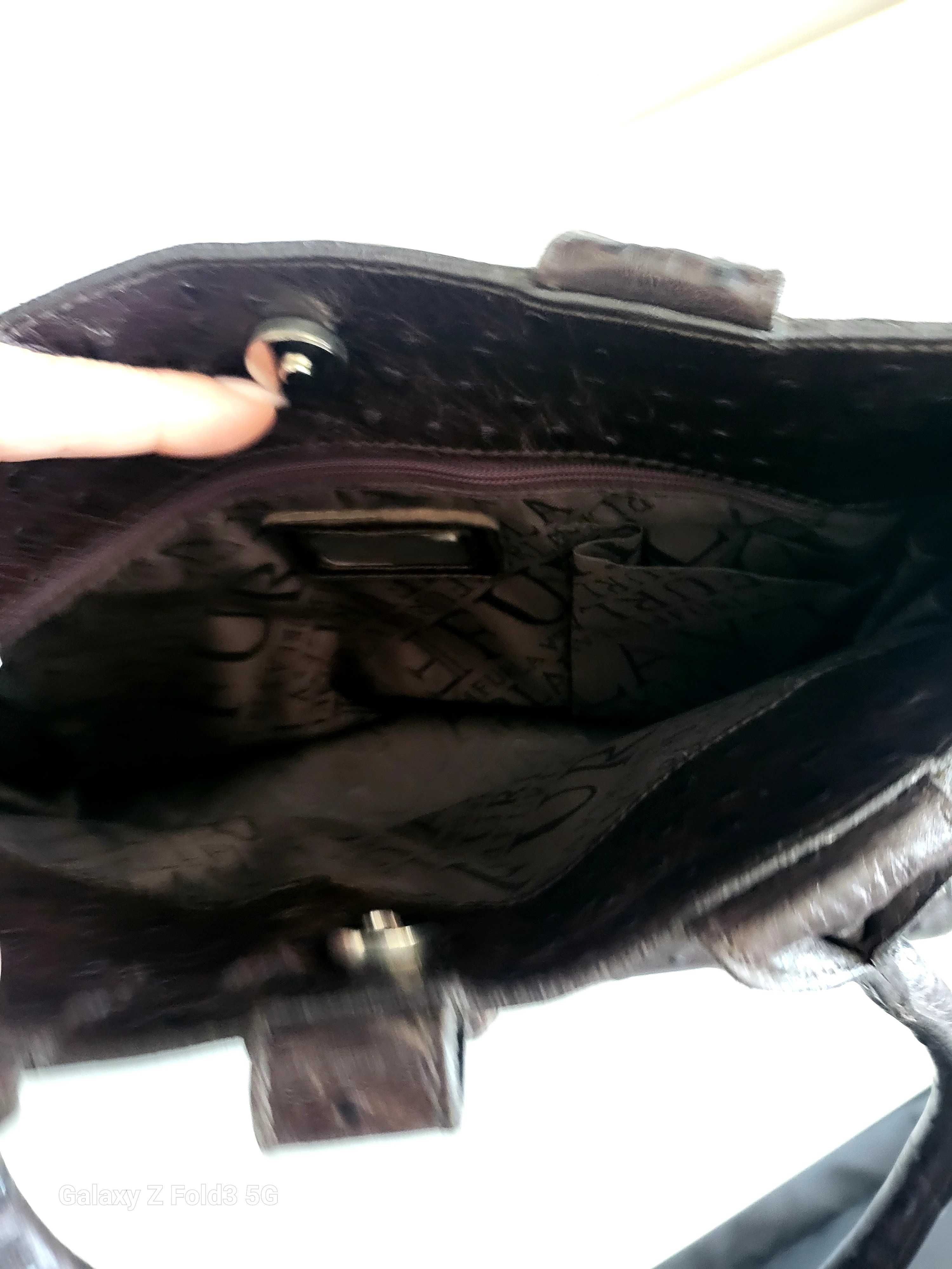 Furla ostrich skin