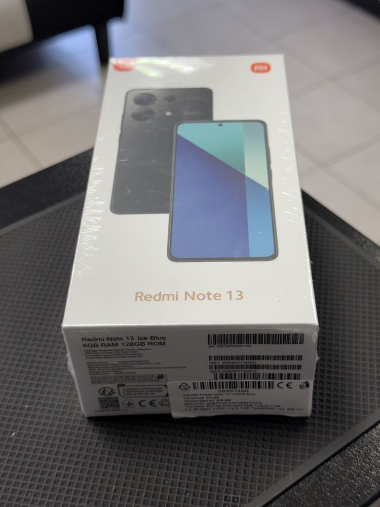 Xiaomi Redmi Note 13, Ice Blue, Midnight Black, Mint Green,128GB/6GB