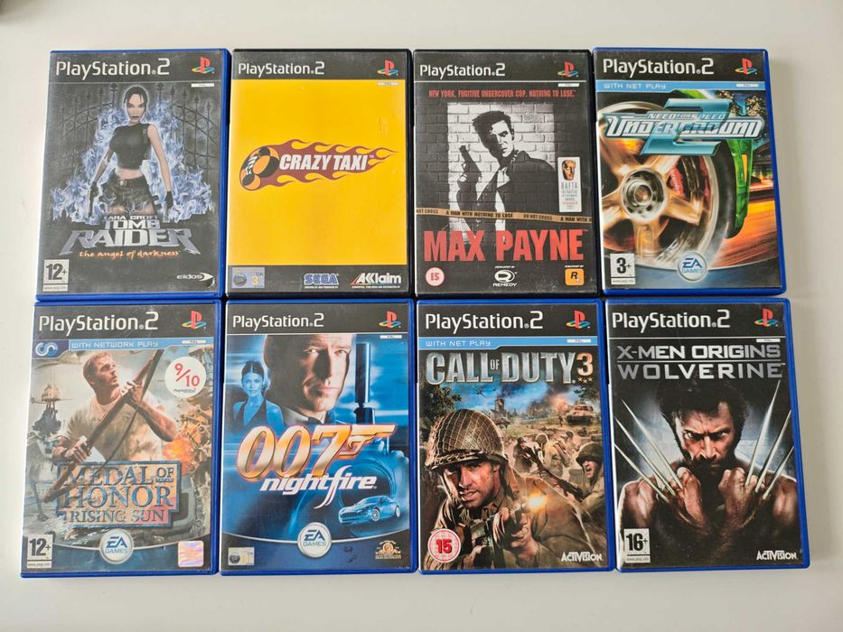 Игри за Playstation 2 - Crazy Taxi Max Payne Call of Duty 007