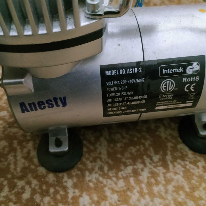 Аерограф и компресор