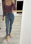 Blugi Zara cu model push up