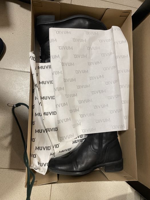 Дамски ботуши от естествена кожа Muvid shoes
