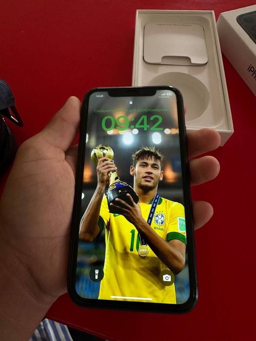iPhone 11, 128GB, qora rang, ideal holatda – original