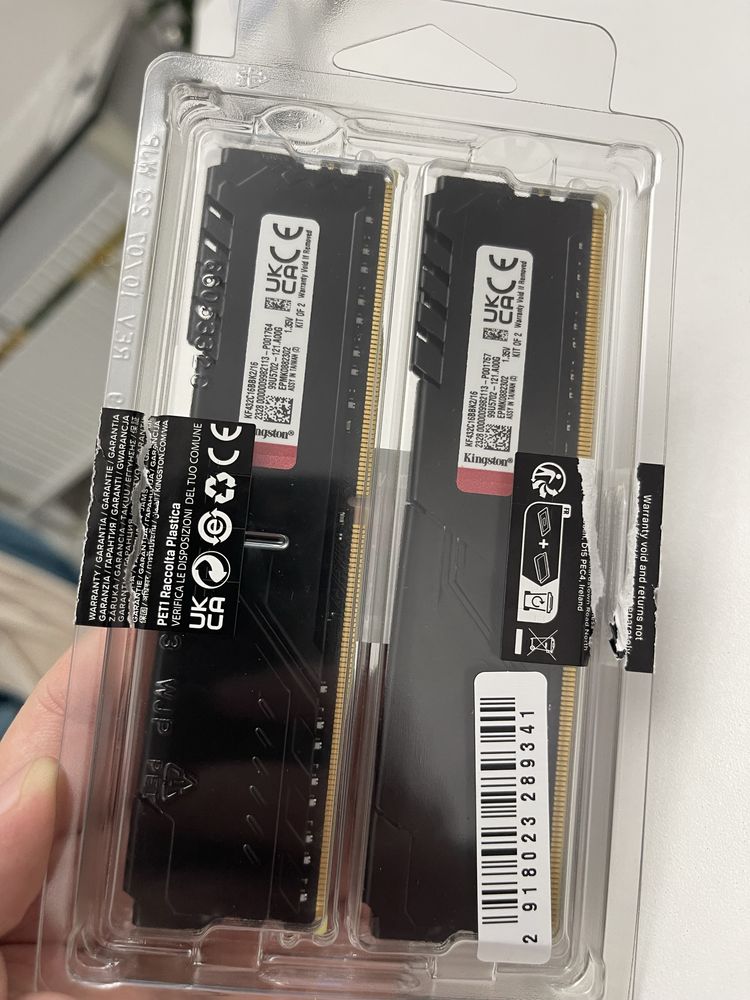 Kingston fury ddr4 8gb 2 плашки