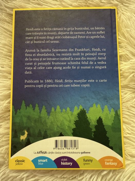 Cartea “Heidi, fetița munților” – Johanna Spyri