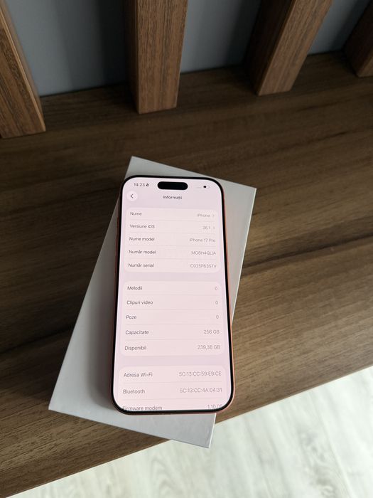 Iphone 17 Pro 256GB - Cosmic Orange