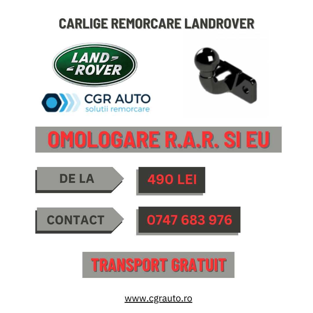 Carlige remorcare Land Rover omologate si durabile