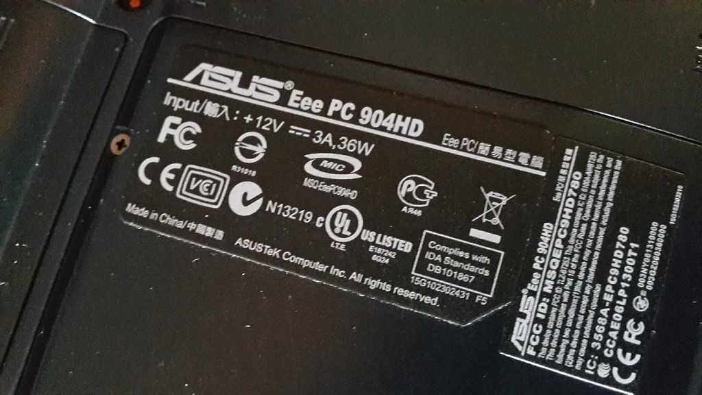 Лаптоп Asus Eee PC 904HD