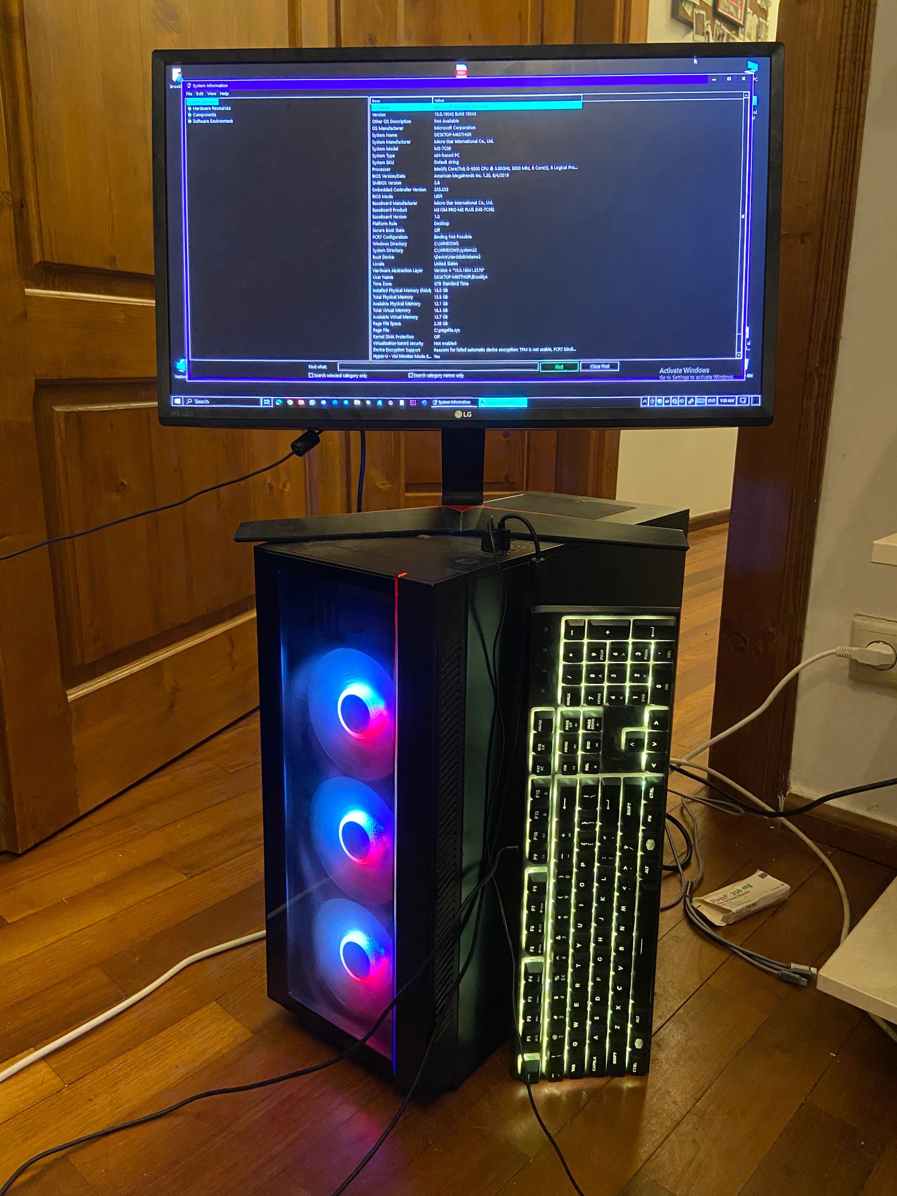 PC | GAMING | i5 9500 CPU 16GB RAM | Placa Video Geforce 1650 GTX