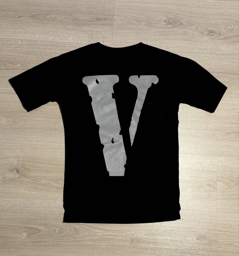 Tricou VLone negru reflectorizant mariemea S