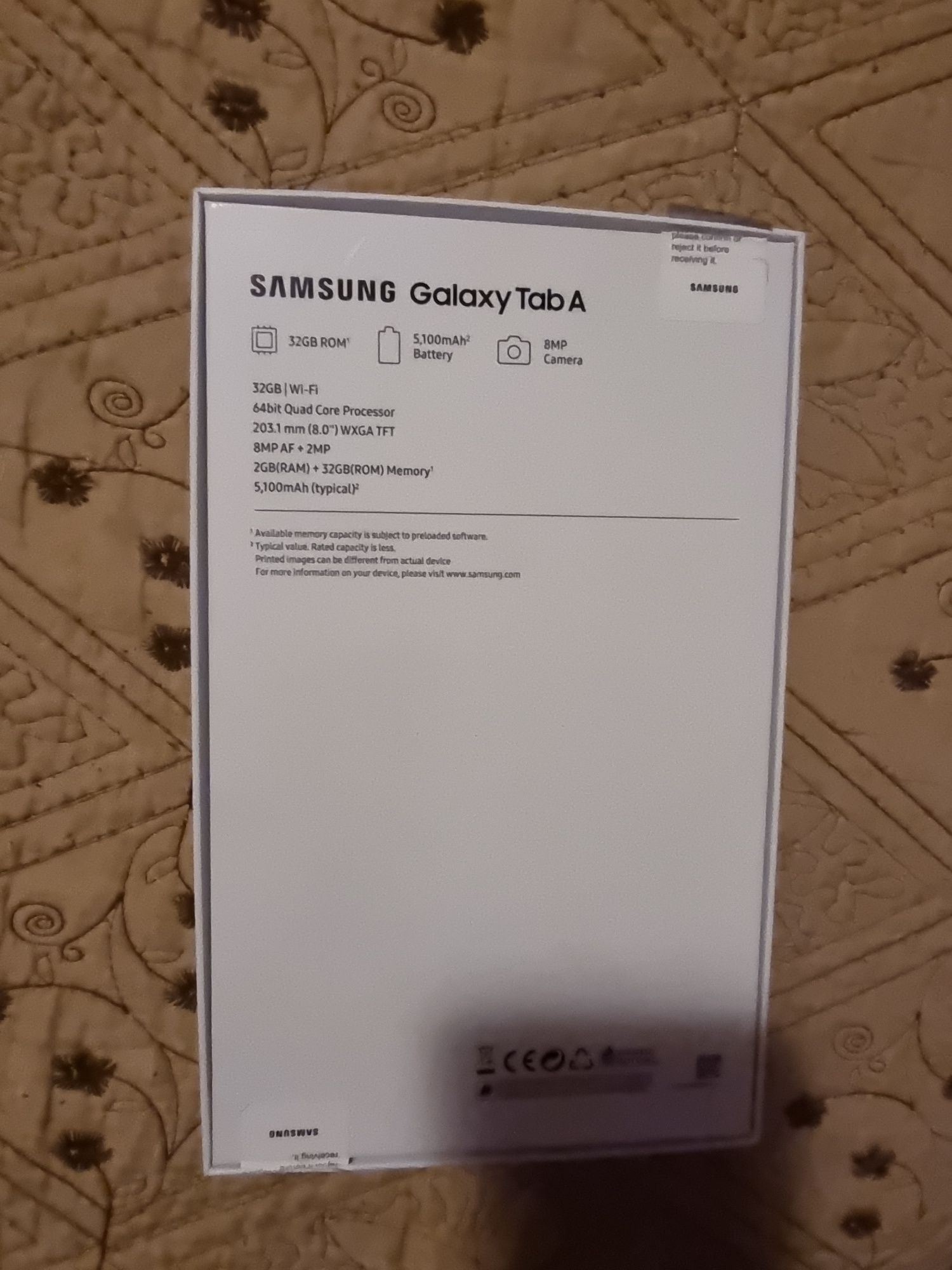 Samsung tab A Sm-T290