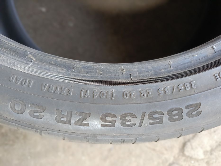 Летни гуми -20цола -285/35-1бр.-75лв."CONTINENTAL"-2022г.