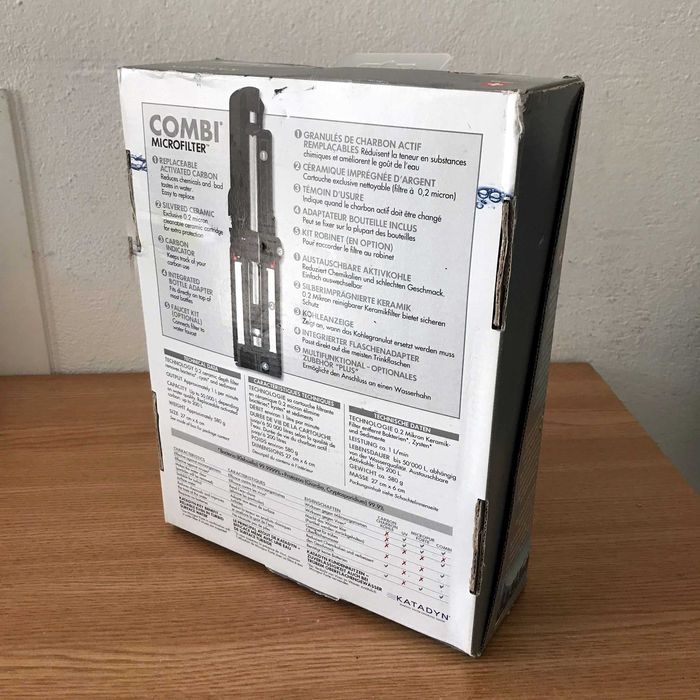 Filtru pentru apă - Katadyn Combi Plus - NOU, cu toate accesoriile