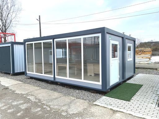 Casa modulara de locuit din panouri sandwich