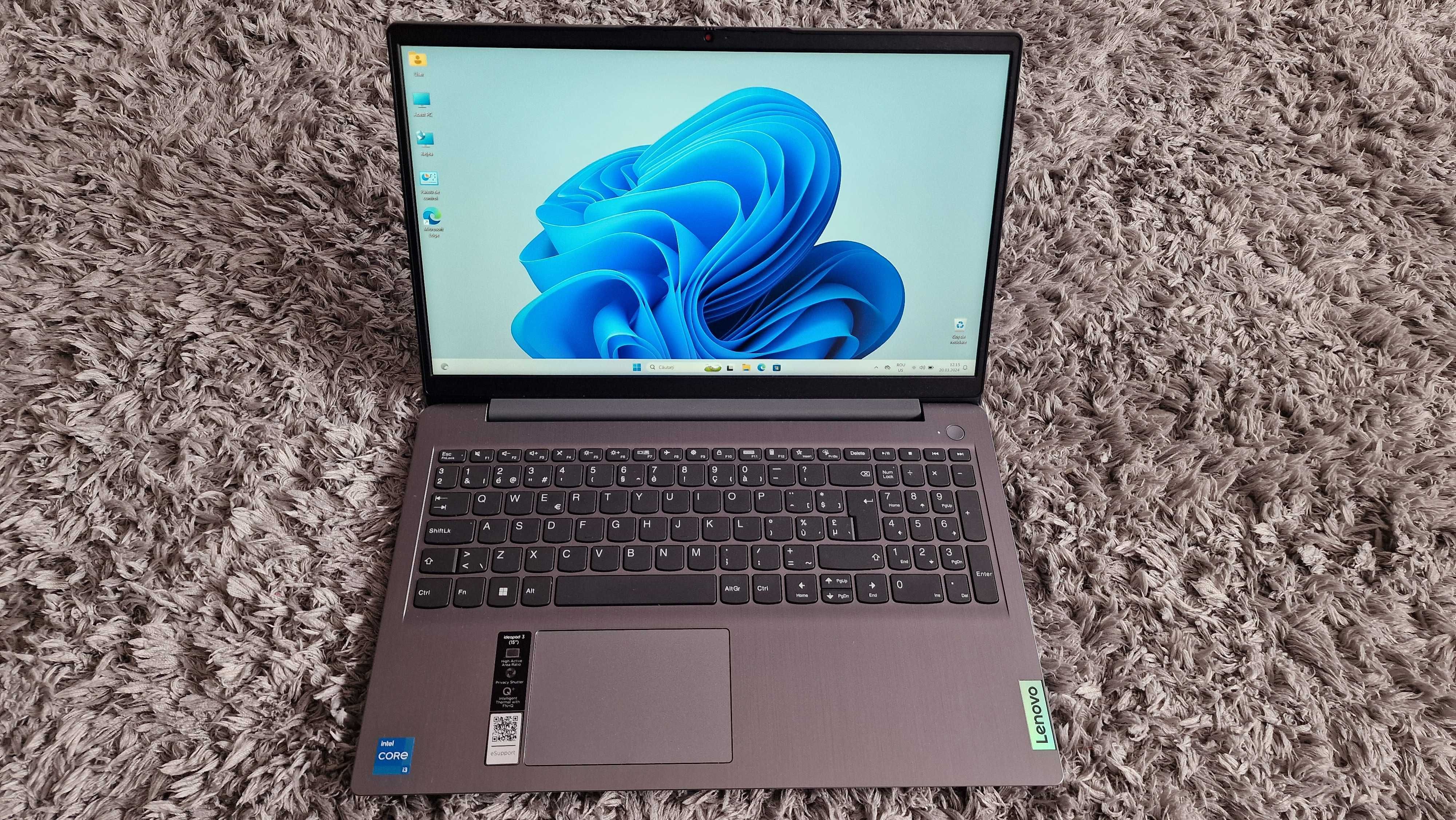 Laptop Lenovo Ideapad 3 15ITL6, 15,6" Full HD IPS, i3-1115G4, 8GB Ram