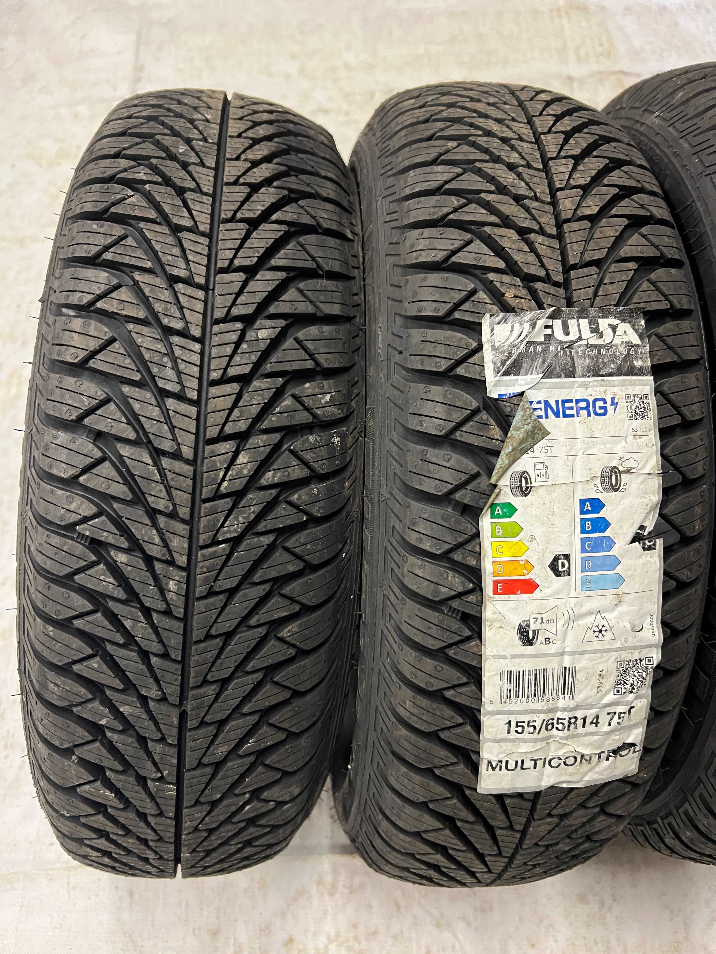 4 Нови всесезонни гуми 155/65R14 Fulda MultiControl 75T M+S