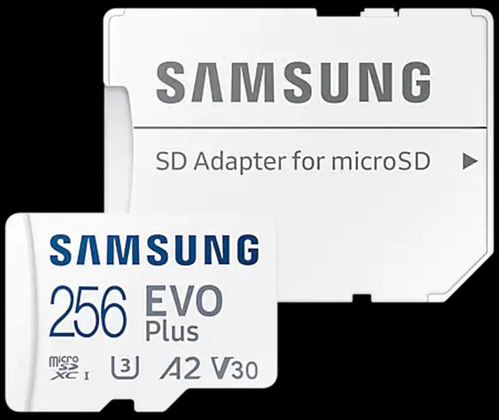 Карта памяти Micro SDXC 256GB Samsung Evo Plus, Class 10