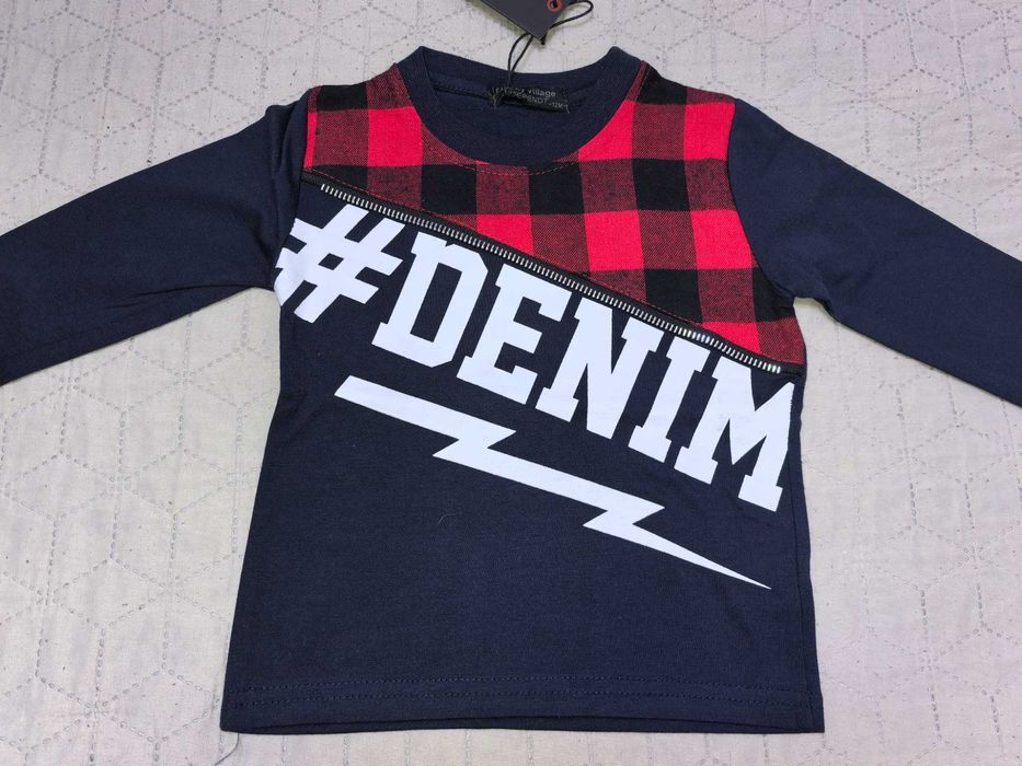 Нова блуза за момче 80