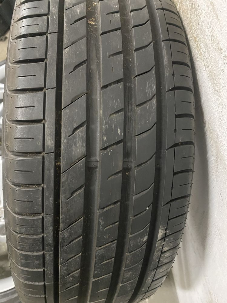 Jante 18 originale Skoda Octavia Vw Golf cu anvelope de vara