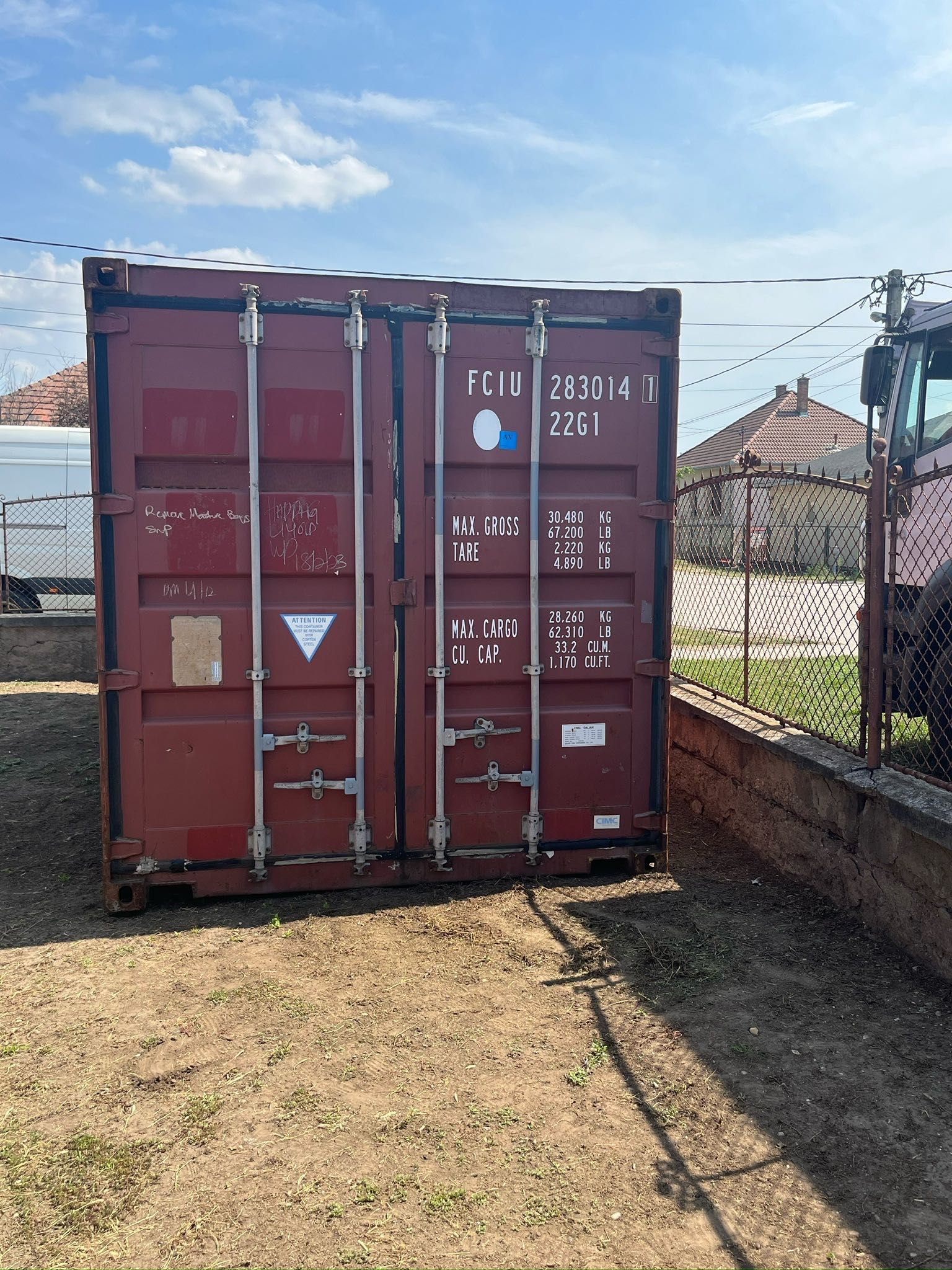 Containere second hand Maritim 20 ft