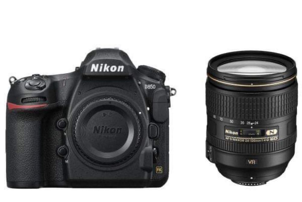 Фотоапарат Nikon D850 тяло + Обектив Nikon AF-S Nikkor 24-120mm f/4G