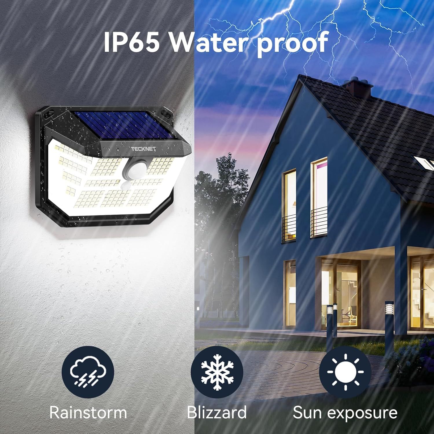 Set 4 lampi solare de exterior cu senzor miscare, IP65, Negociabil