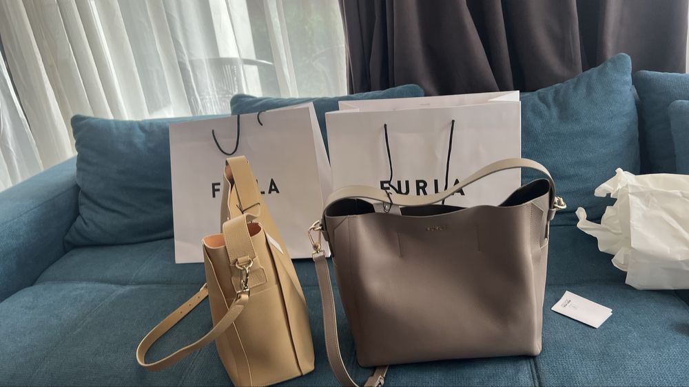 Furla Elizabet Hobo Bag L 100%оригинал, с етикети,подаръчен плик FURLA