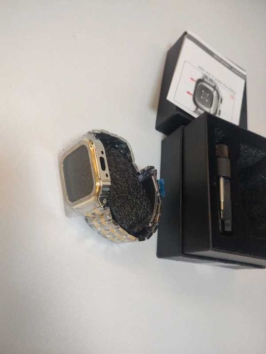 Carcasa si curea metal pentru Fitbit Sense 2, Versa 2 3 4