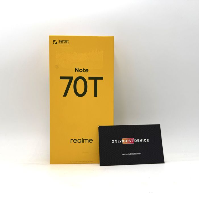 Telefon mobil Realme Note 70T Beach Gold 4GB RAM 64GB