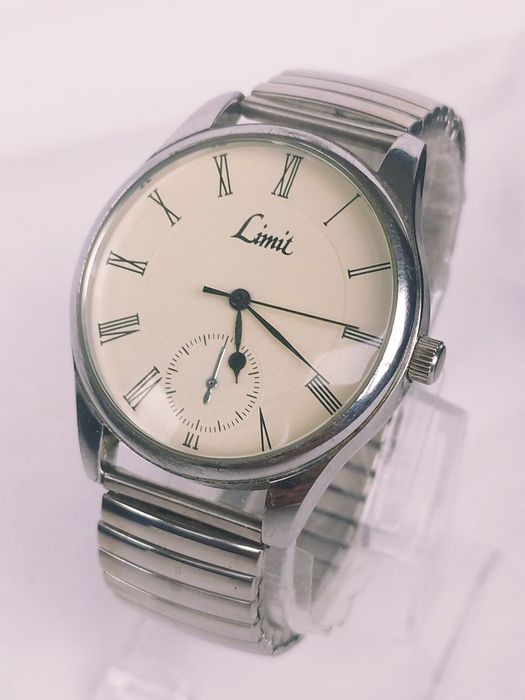 Ceas barbatesc Limit Classic cu quartz, curea si bratara din otel inox