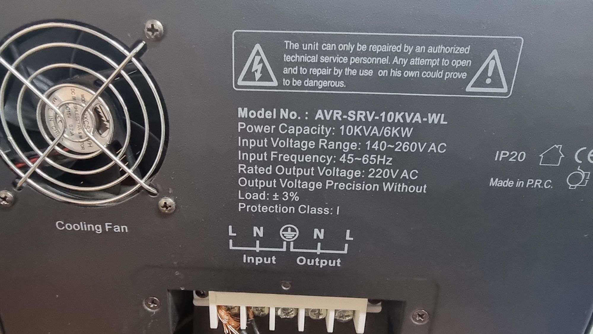 AVR Well 10kva servomotor