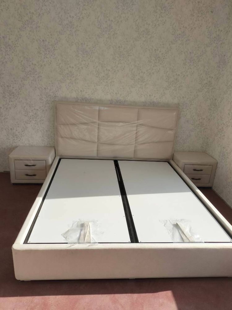 Мягкая кровать двуспальная на заказ Ташкент