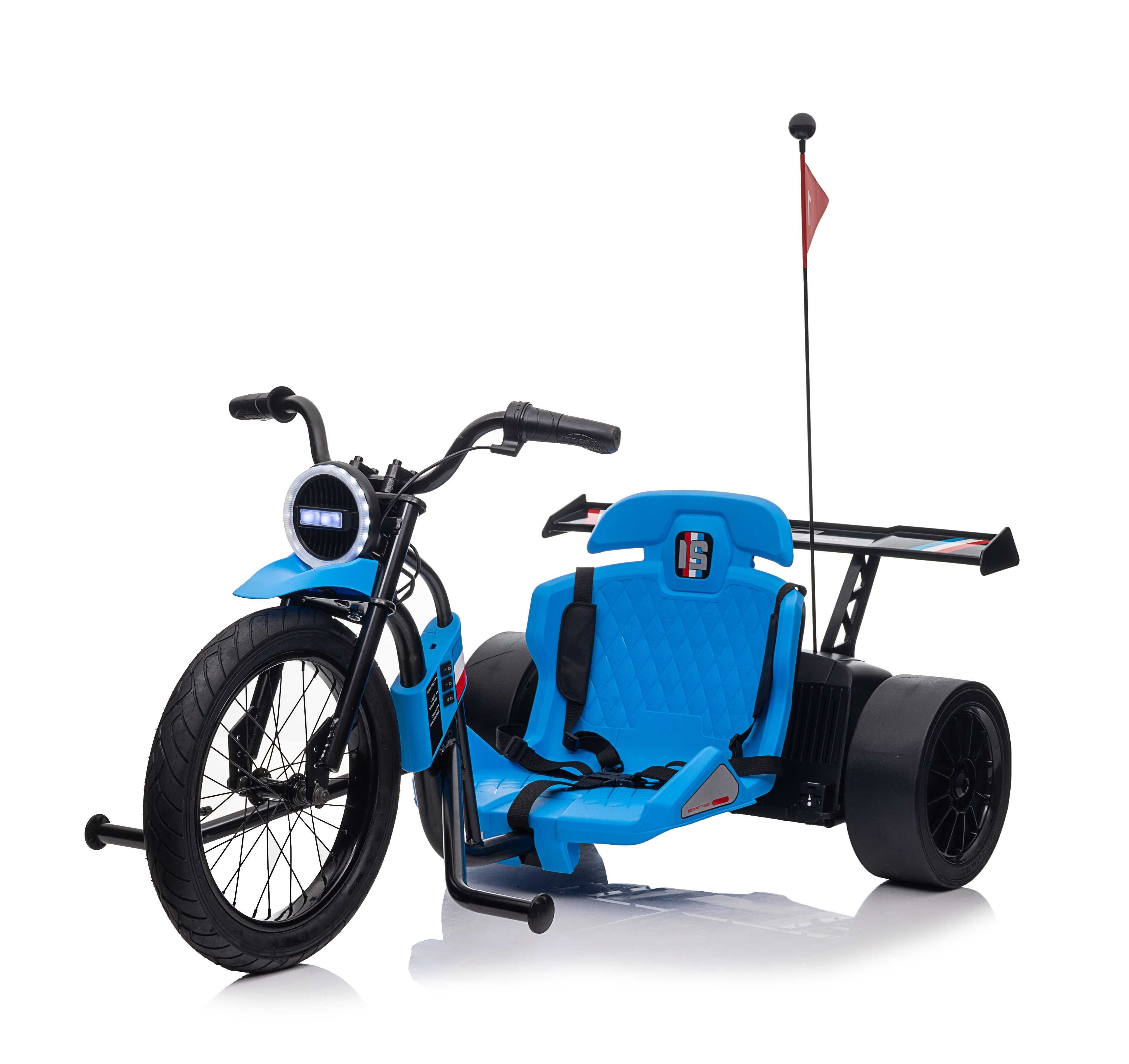 Motocicleta electrica Kinderauto BJSX2338  2x 250W, 24V 10Ah #Blue