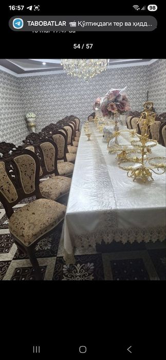 Мебел 12 талик стол.стул