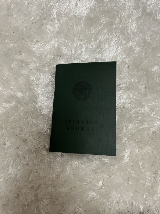трудовая книжка 1974г