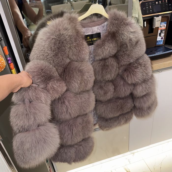 Естествен косъм яке палто богат косъм