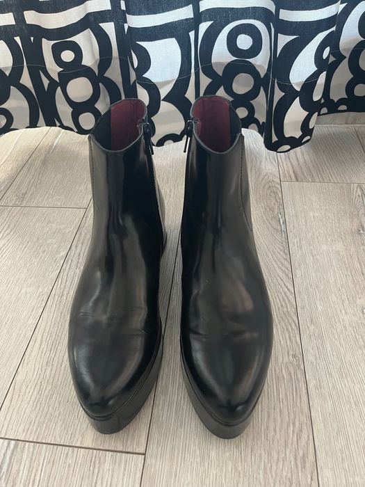 Дамски боти, естествена кожа